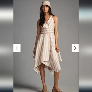 Maeve Asymmetric Wrap Shirt Dress